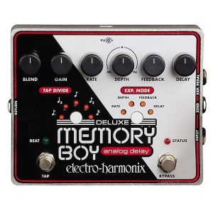 EHX GM DELUXE MEMORY BOY TAP TEMPO ANALOG DELAY w/ ADAPTOR EFFECT PEDAL