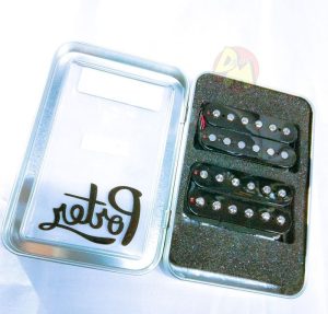 PORTER HUMBUCKER SET CLASSIC/OVERDRIVE F-SPACED BLACK PICK UP