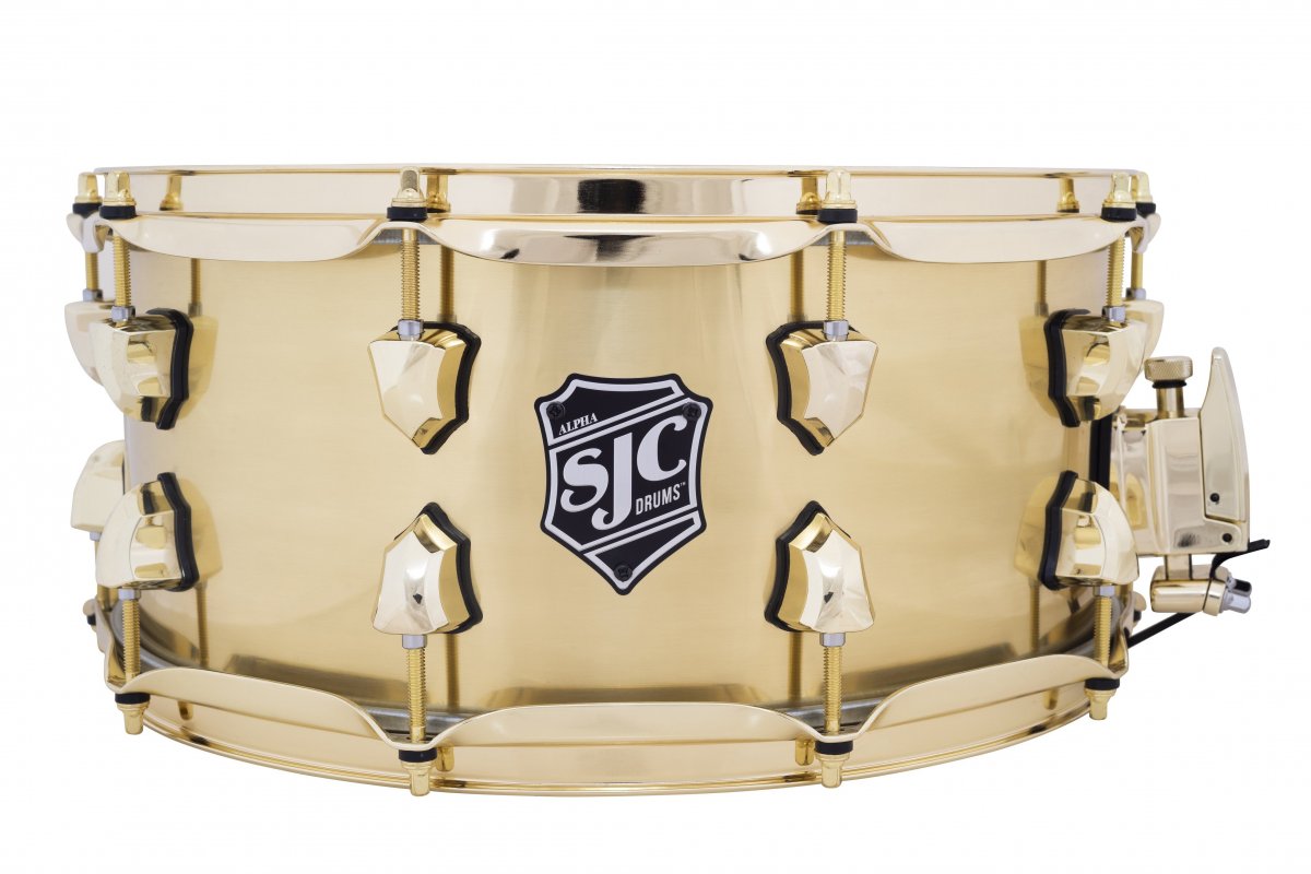 SJC Alpha Brass 6.5x14 Snare