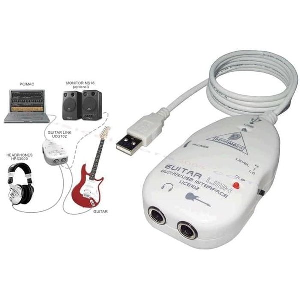 Behringer Guitar Link UCG102 Guitar-to-USB Audio Interface Original Hari  Hari Musik