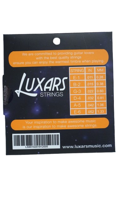 Luxars LX6-011 LUXARS STRINGS ACOUSTIC PHOSPHOR BRONZE STEEL - Image 2