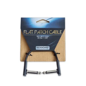 Rockboard RBO CAB PC F 10 BLK FLAT PATCH CABLE 10CM