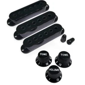 AXLABS SINGLE COIL COVERS SET 3 MODERN SPACING AX-LSSMBKG