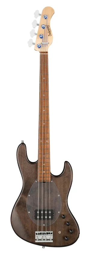 Sadowsky MetroLine 21-Fret Vintage M Bass, Red Alder Body, Morado Fingerboard, 4-String - Nirvana Black Transparent Satin SML21MV4 03 ALD FR