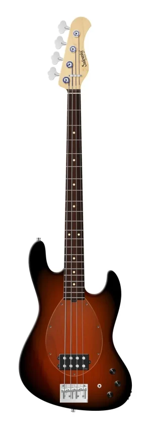 Sadowsky MetroLine 21-Fret Vintage M Bass, Red Alder Body, Morado Fingerboard, 4-String - Almond Sunburst Transparent Satin SML21MV4 49 ASH FR