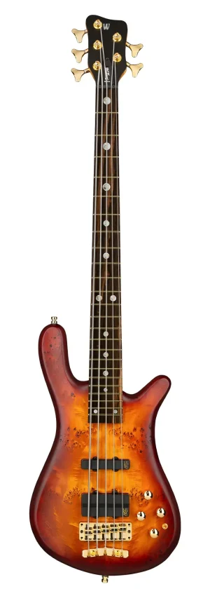 Warwick Teambuilt Streamer LX, Limited Edition 2025, 5-string - Honey Sunset Burst Natural in Transparent Satin Finish
