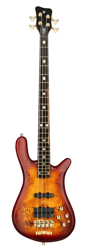 Warwick Teambuilt Streamer 4 LX Limited Edition 2025 Honey Sunset Burst in Natural Transparent Satin Finish